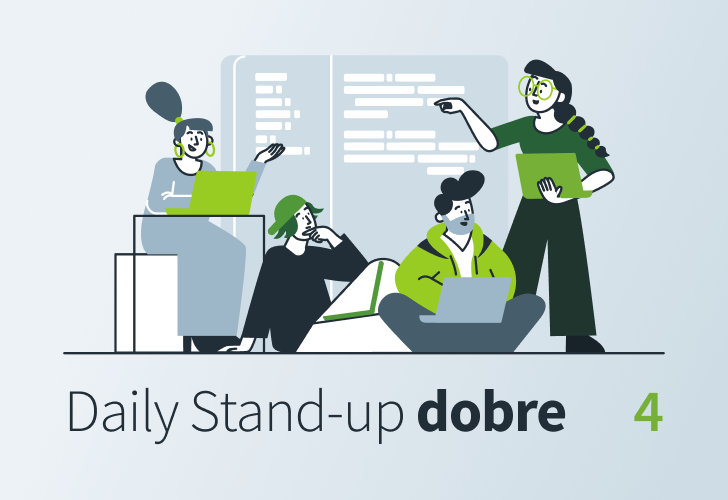 Daily stand-up dobre IV – Som Scrum master. A?