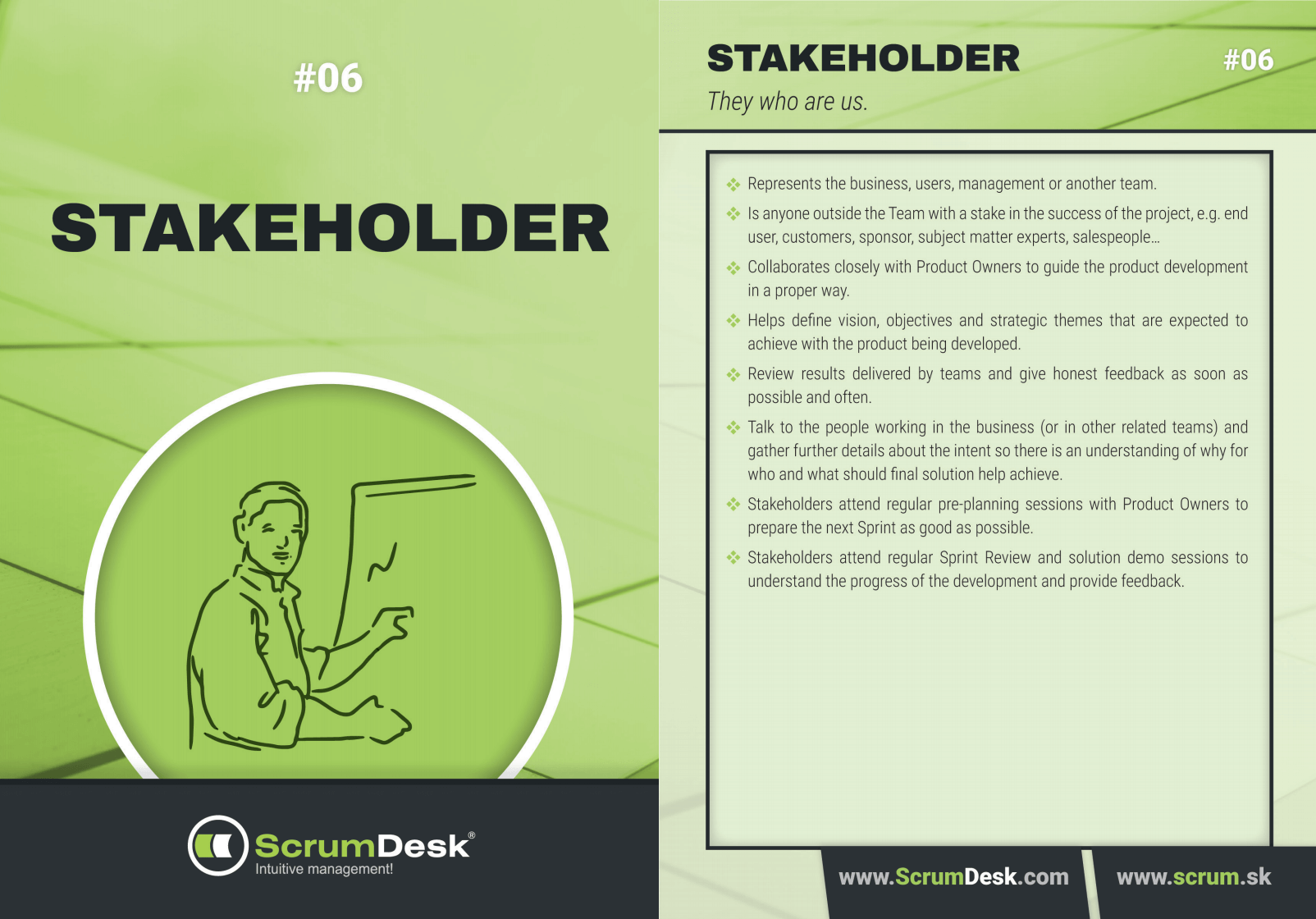 scrum Karty stakeholder