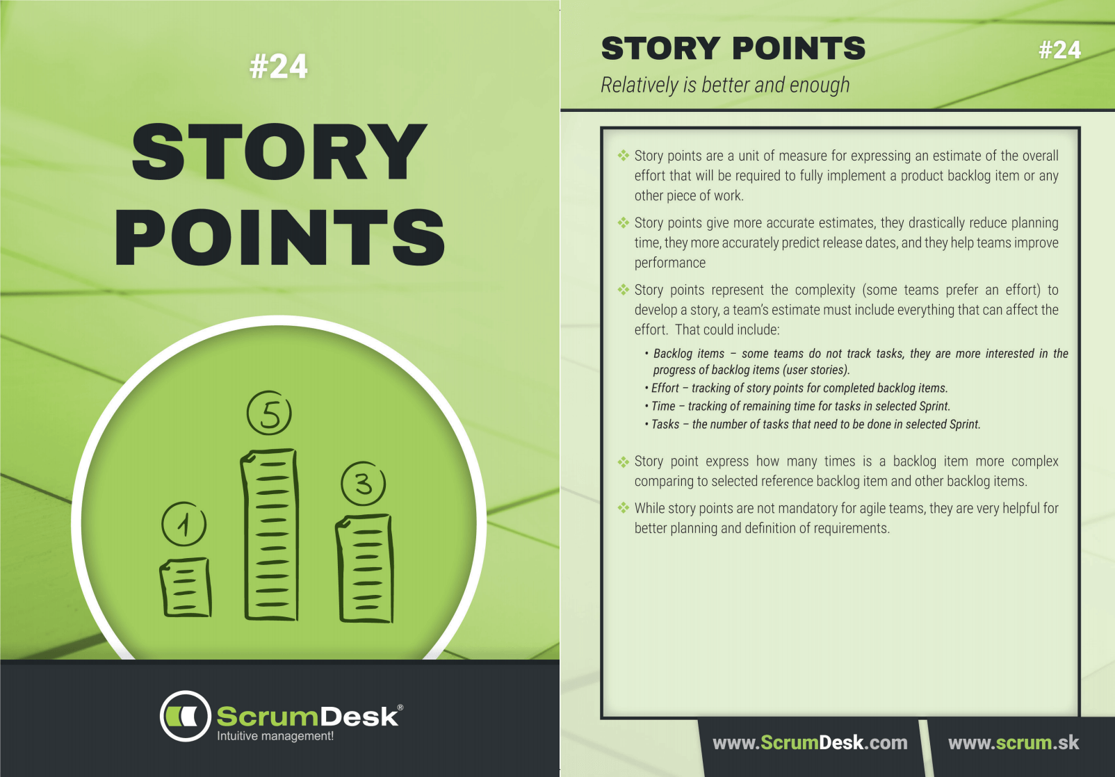 scrum karty 24 - Storypoints