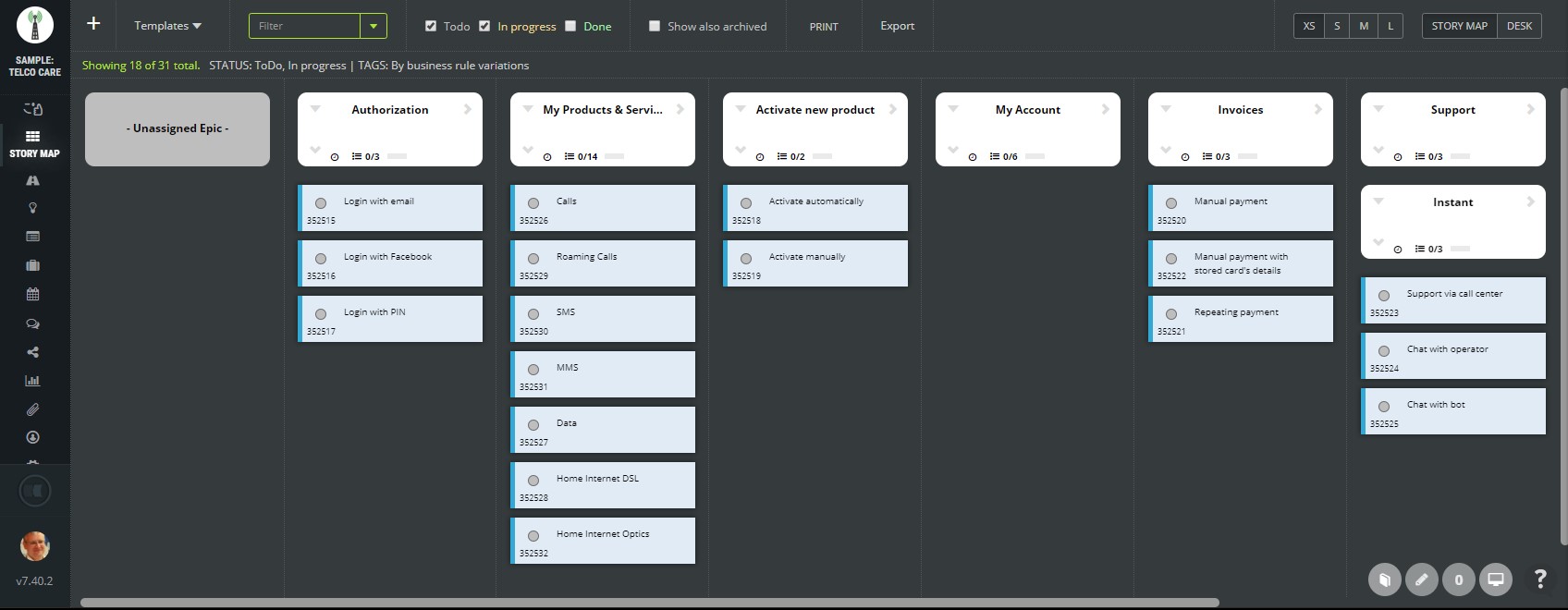 user story splitting delenie požiadaviek rezanie ecare priklad obchodné pravidlo