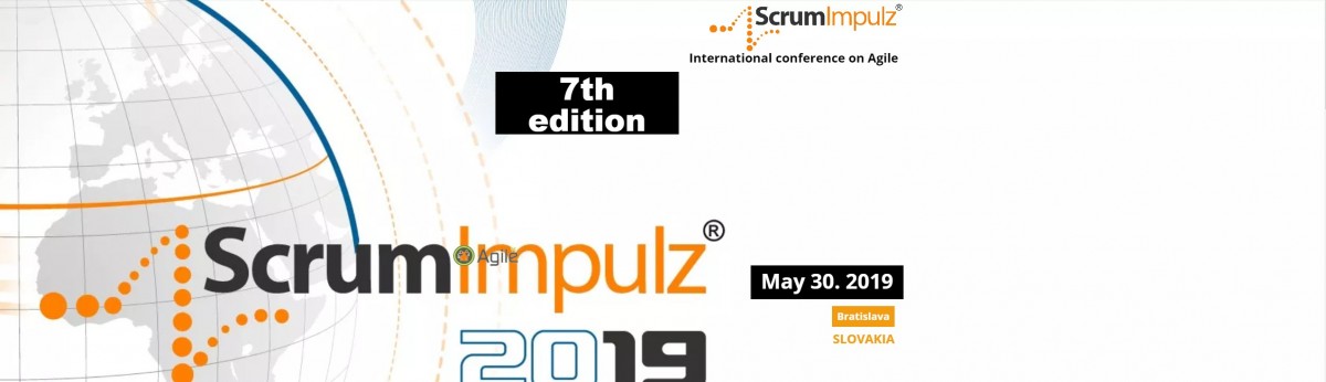 Siedmy ročník ScrumImpulz, konferencie o Agile. 30.5.2019, Bratislava